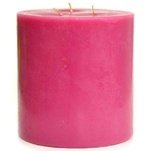 свеча розовая диаметр 15 см высота 20 см